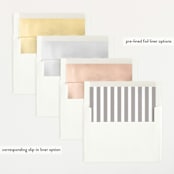 "certified cute" - Birth Announcements in Snow by Sara Hicks Malone - Envelope Liner Options