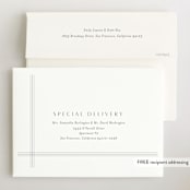 "Soft plaid" - Birth Announcements in Cement by Stacey Meacham - FREE Recipient Addressing