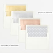 "Little Welcome" - Birth Announcements in Cloud by Susan Asbill - Envelope Liner Options