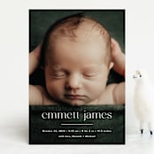 "Details" - Birth Announcements in Cloud by Susan Asbill - Front
