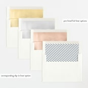 "stripe classic" - Birth Announcements in Sky by Sara Hicks Malone - Envelope Liner Options