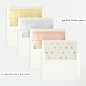 "Wavy Pastel Frame" - Birth Announcements in Cream by Baumbirdy - Envelope Liner Options