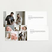 "A Wonderful World" - Birth Announcements in Blue Jay by Grae - Interior Options