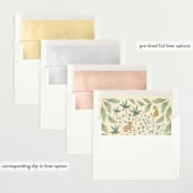 "A Wonderful World" - Birth Announcements in Blue Jay by Grae - Envelope Liner Options