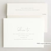 "Delicate" - Birth Announcements in Powder by Sara Hicks Malone - FREE Recipient Addressing