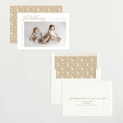 "Inspired Introduction" - Birth Announcements in Wheat by Carolyn MacLaren - Assembled
