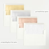 "overjoyed script" - Birth Announcements in Onyx by Lindsay Stetson Thompson - Envelope Liner Options