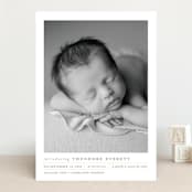"Modern Grid" - Birth Announcements in Sand by Alexandra Cohn - Front