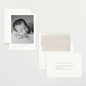 "Modern Grid" - Birth Announcements in Sand by Alexandra Cohn - Assembled