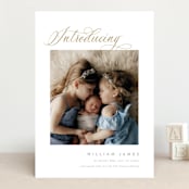 "Inspired Introduction" - Birth Announcements in Wheat by Carolyn MacLaren - Front