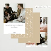 "Inspired Introduction" - Birth Announcements in Wheat by Carolyn MacLaren - Back of Card Options