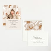 "Siblings" - Birth Announcements in Bamboo by Corinne Malesic - Assembled