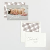 "elegant name" - Birth Announcements in Owlet by Jackie Crawford - Assembled