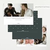 "headline" - Birth Announcements in Hunter by JoAnn Jinks - Back of Card Options