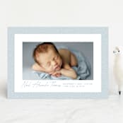 "Corduroy" - Birth Announcements in Sky by Lea Delaveris - Front