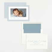"Corduroy" - Birth Announcements in Sky by Lea Delaveris - Assembled