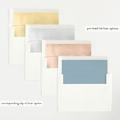 "Corduroy" - Birth Announcements in Sky by Lea Delaveris - Envelope Liner Options