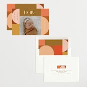 "shapes" - Birth Announcements in Desert by Morgan Kendall - Assembled