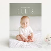 "in name only" - Birth Announcements in Whipped Cream by Jennifer Wick - Front