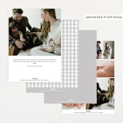 "in name only" - Birth Announcements in Whipped Cream by Jennifer Wick - Back of Card Options