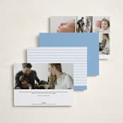 "sweet gallery" - Birth Announcements in Sky by Kristie Kern - Back of Card Options
