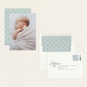 "Precious Script" - Birth Announcements in Sugar by Jessica Williams - Assembled
