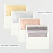 "Two Cute" - Birth Announcements in Silk by Creo Study - Envelope Liner Options