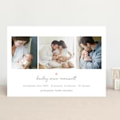 "Teeny Tiny Love" - Birth Announcements in Petal by Sara Hicks Malone - Front