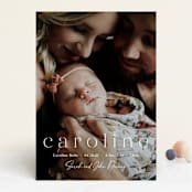 "Classically Stated" - Birth Announcements in Sugar by Sara Hicks Malone - Front