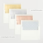 "Checked" - Birth Announcements in Sky by Lea Delaveris - Envelope Liner Options