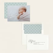 "Precious Script" - Birth Announcements in Sugar by Jessica Williams - Assembled