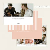 "Petite Garden" - Birth Announcements in Bouquet by Robert and Stella - Back of Card Options