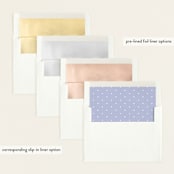 "Petite Garden" - Birth Announcements in Bouquet by Robert and Stella - Envelope Liner Options