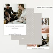 "the edit" - Birth Announcements in Simply White by Sara Hicks Malone - Back of Card Options