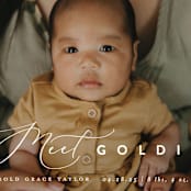 "Modern Meet" - Birth Announcements in Linen by Erica Krystek - Detail
