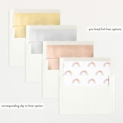 "Pretty Rainbow" - Birth Announcements in Rainbow by Lori Wemple - Envelope Liner Options