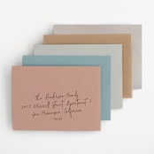 "present perfect" - Birth Announcements in Peony by Megan Davis - Colored Envelopes Available