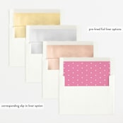 "present perfect" - Birth Announcements in Peony by Megan Davis - Envelope Liner Options
