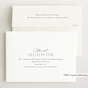 "Classical" - Birth Announcements in Cream by Hooray Creative - FREE Recipient Addressing