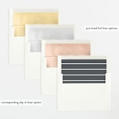 "Minimalist Stripes" - Birth Announcements in Cloud by Nicole Walsh - Envelope Liner Options