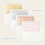 "Cotton Candy" - Birth Announcements in Blush by Lauren Chism - Slip-In Envelope Liners