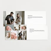 "Nickname Intro" - Birth Announcements in Raven by Olivia Raufman - Interior Options