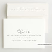 "Two Cute" - Birth Announcements in Silk by Creo Study - FREE Recipient Addressing