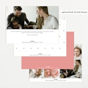 "Sweetest" - Birth Announcements in Rose by Jenna Holcomb - Back of Card Options