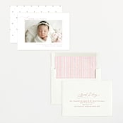 "Sweetest" - Birth Announcements in Rose by Jenna Holcomb - Assembled
