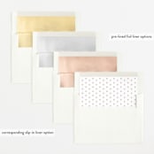 "Cameo" - Birth Announcements in Petal by Robert and Stella - Envelope Liner Options