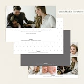 "twin" - Birth Announcements in Cloud by Lori Wemple - Back of Card Options