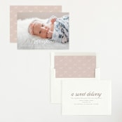 "cupcake" - Birth Announcements in Marshmallow by chocomocacino - Assembled