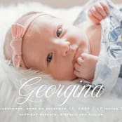 "cupcake" - Birth Announcements in Marshmallow by chocomocacino - Detail