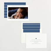 "Simple name" - Birth Announcements in Cobalt by Stacey Meacham - Assembled
